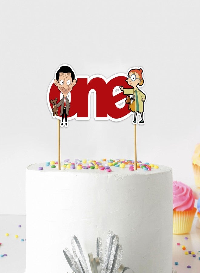 Seyal® Birthday Party Decoration - Mr.Bean One Cake Topper - Image 1